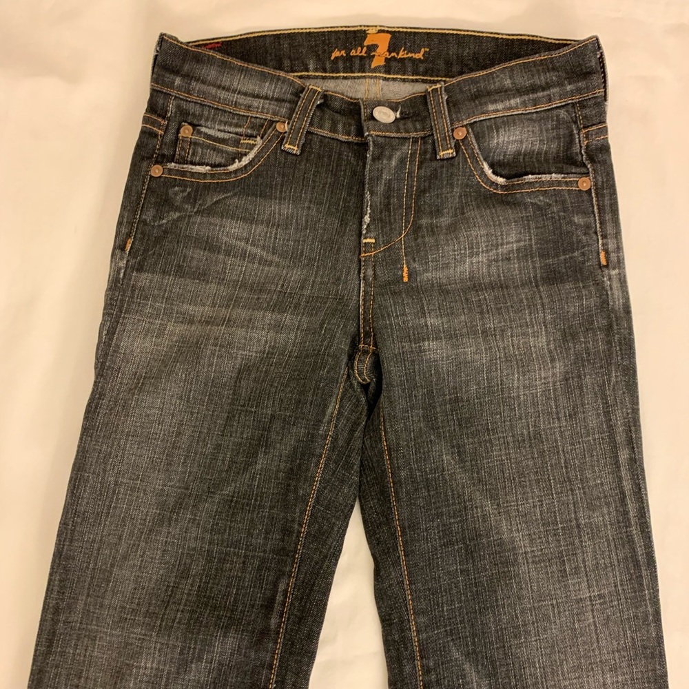 7 For All Mankind DOJO flared jeans dark grey